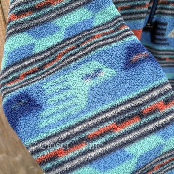 Patagonia Vintage Synchilla‎ Sweater Anatolia Bluesmoke Fleece Size Small - Picture 12 of 17
